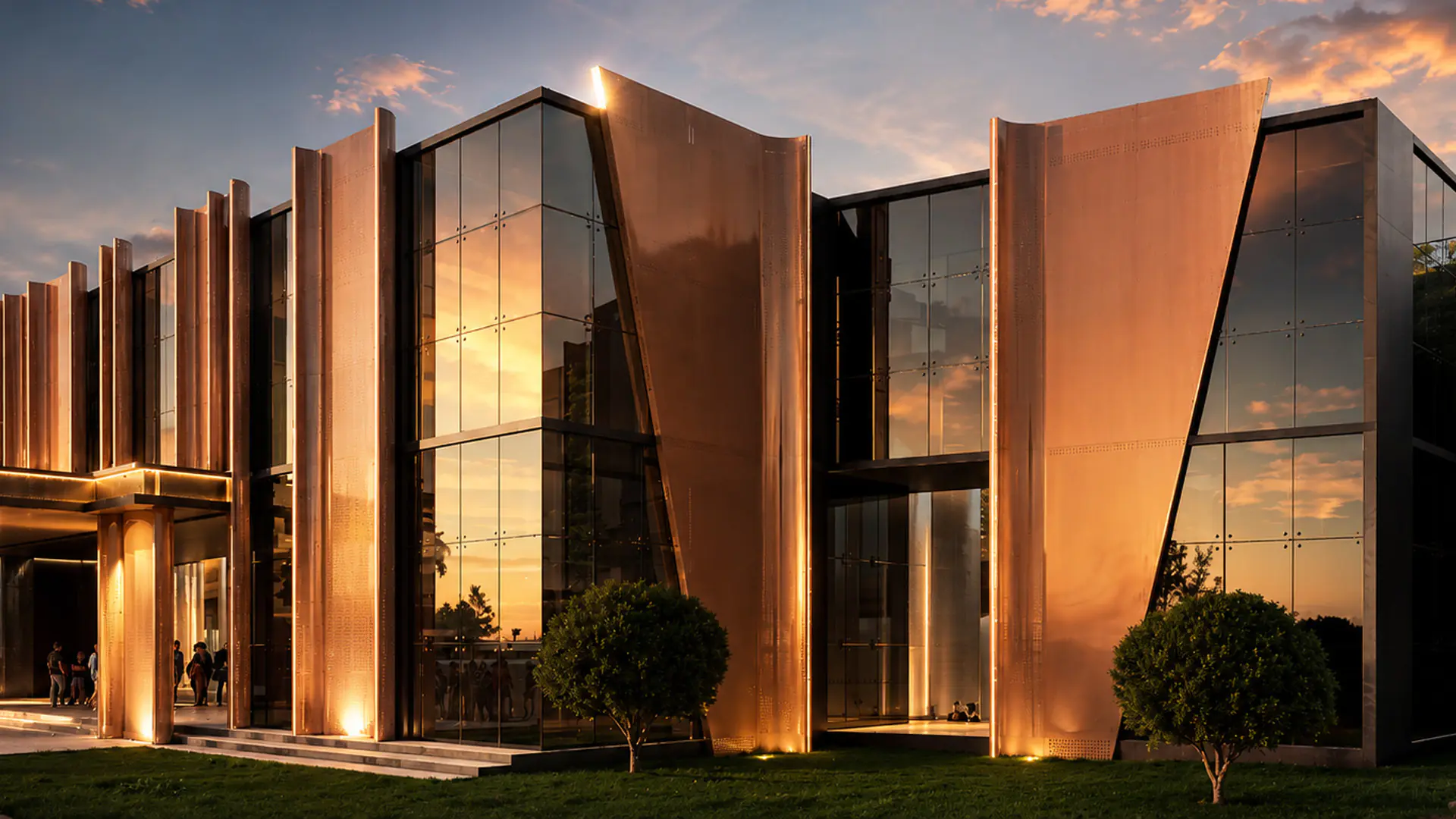 commercial building modern copy Interior Design Company Dubai
